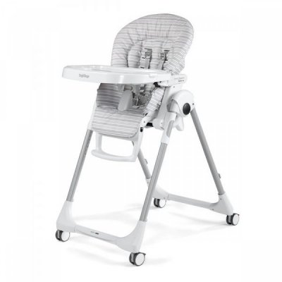 Chaise haute prima pappa follow me - linear grey