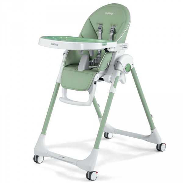 Chaise haute bébé prima pappa follow me mint Peg perego