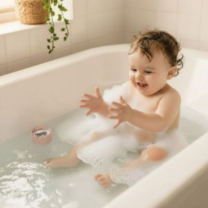Thermomètre de bain numérique litchi Petit truc