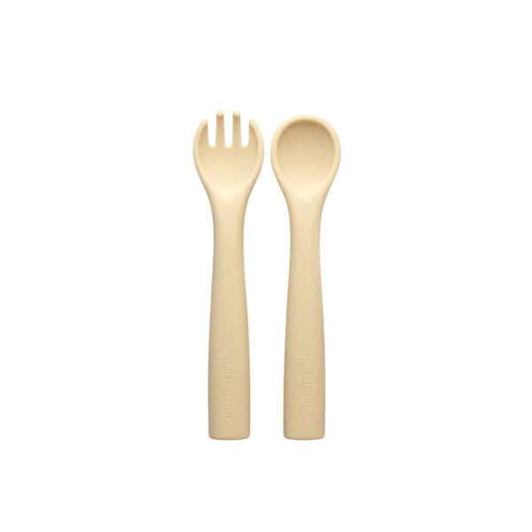 Set de 2 couverts petit croc vanille Petit truc