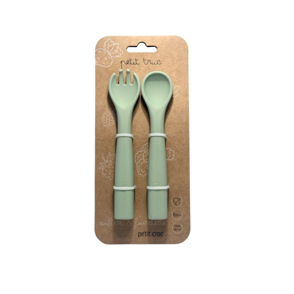 Set de 2 couverts petit croc avocat Petit truc