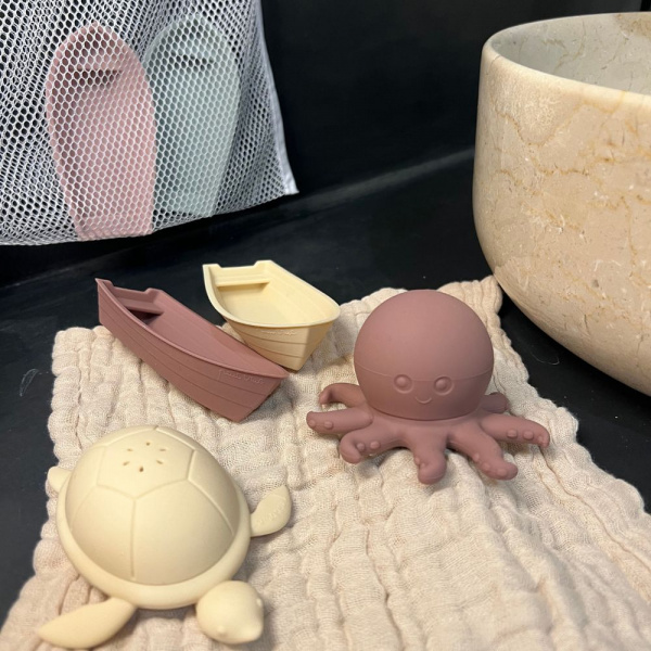 Jouets de bain petit plouf lot de 3 - sand Petit truc