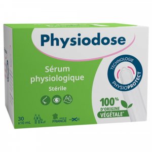 Sérum physiologique lot de 40 doses de 5 ml - pe végétal Physiodose