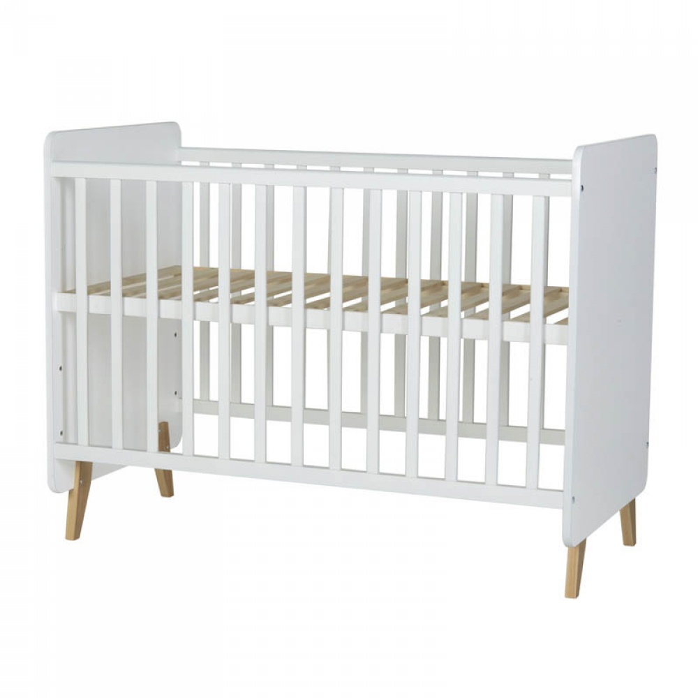 Lit bébé 60x120 cm loft white de Quax sur allobébé