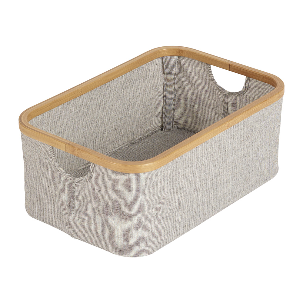 Grand panier naturel pour tables à langer Comfort Quax pour chambre enfant  - Les Enfants du Design