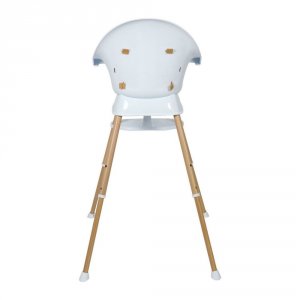 Chaise haute évolutive ultimo 3 luxe white et naturel Quax