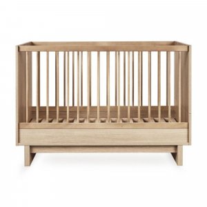 Lit bébé évolutif 70 x 120 cm kyo - honey ash Quax