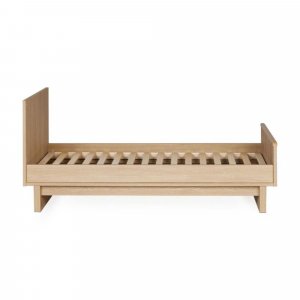 Lit évolutif bébé 70 x 140 cm kyo - honey ash Quax