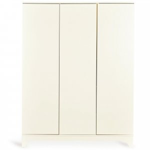 Chambre bébé trio tsugi lit 70 x 120 cm + commode + armoire xl butter Quax
