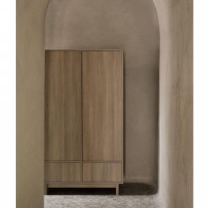 Chambre bébé trio kyo lit 70 x 120 cm + commode xl + armoire honey ash Quax