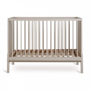 Chambre trio lit bébé 60x120 cm ashi argile+commode 3 tiroirs ashi argile avec plan à langer+armoire 2 portes ashi argile Quax