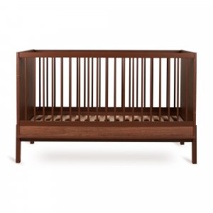 Chambre trio lit bébé 70x140cm ashi chataignier+commode 3 tiroirs ashi chataignier avec plan à langer+armoire 3 portes ashi chataignier Quax