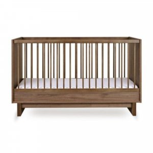 Chambre duo kyo lit bébé évolutif 70 x 140 cm + commode xl - walnut Quax