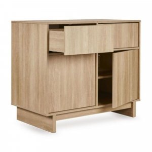 Chambre duo kyo lit bébé évolutif 70 x 140 cm + commode - walnut Quax