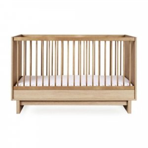 Chambre duo kyo lit bébé évolutif 70 x 140 cm + commode - walnut Quax