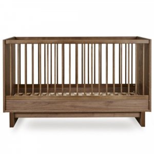 Chambre duo kyo lit bébé évolutif 70 x 140 cm + commode - walnut Quax