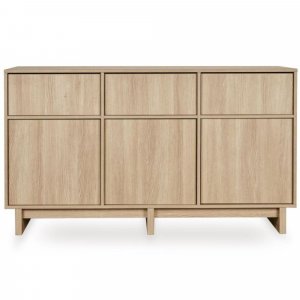 Chambre duo kyo lit bébé évolutif 70 x 140 cm + commode xl - honey ash Quax