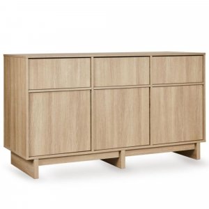 Chambre duo kyo lit bébé évolutif 70 x 140 cm + commode xl - honey ash Quax