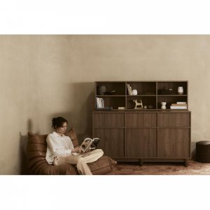 Chambre duo kyo lit bébé évolutif 70 x 120 cm + commode xl - walnut Quax