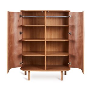 Chambre trio lit bébé 110x70 cm yume ash + commode 2 portes + armoire 2 portes Quax