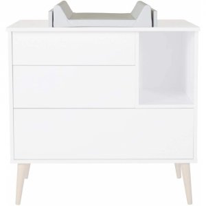 Plan à langer pour commode cocoon ice white Quax