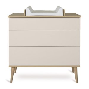 Plan à langer pour commode flow argile et oak Quax