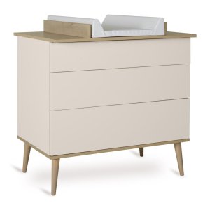 Plan à langer pour commode flow argile et oak Quax