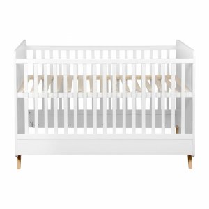 Lit bébé 70x140 cm évolutif en lit enfant loft white Quax