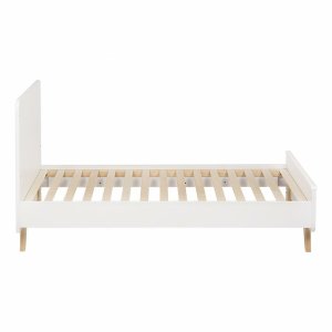 Lit bébé 70x140 cm évolutif en lit enfant loft white Quax
