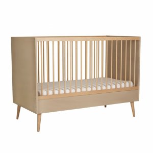Lit bébé 70x140 cm évolutif en lit enfant cocoon latte Quax