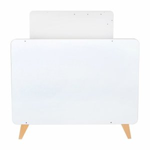 Lit bébé 60x120 cm évolutif en lit junior loft white Quax