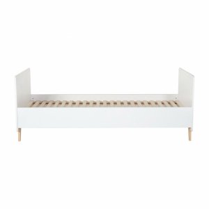 Lit bébé 60x120 cm évolutif en lit junior loft white Quax