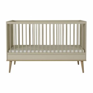 Lit bébé 70x140 cm évolutif en lit enfant flow argile et oak Quax