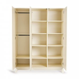 Armoire xl avec 3 portes battantes tsugi - butter Quax