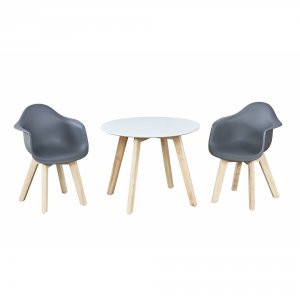 Lot de 2 chaises enfant grey Quax