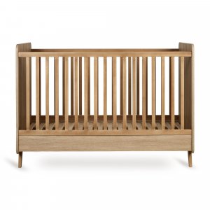 Lit bébé 70x140 cm évolutif en lit enfant loft honey ash Quax