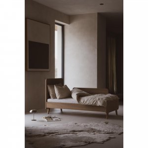 Lit bébé 70x140 cm évolutif en lit enfant loft honey ash Quax