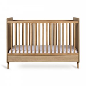 Lit bébé 70x140 cm évolutif en lit enfant loft honey ash Quax