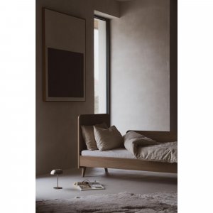 Lit bébé 70x140 cm évolutif en lit enfant loft honey ash Quax