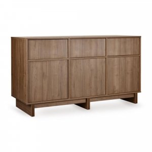 Commode xl avec 3 portes et 3 tiroirs kyo - walnut Quax