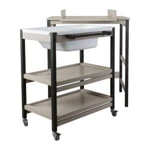 Table à langer avec baignoire smart stone/eboni Quax