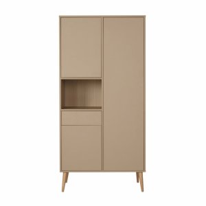 Armoire 3 portes 1 niche cocoon latte Quax