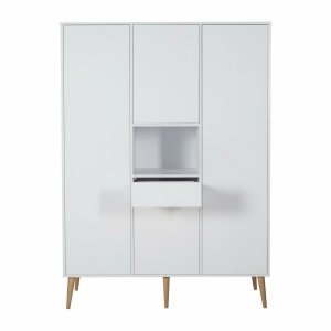 Armoire 4 portes 1 niche cocoon ice white Quax