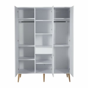 Armoire 4 portes 1 niche cocoon ice white Quax