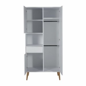 Armoire 3 portes 1 niche cocoon ice white Quax