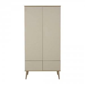 Armoire 2 portes flow argile et oak Quax