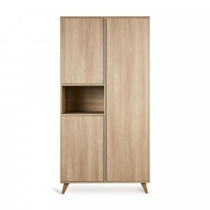 Armoire 3 portes 1 niche loft honey ash Quax