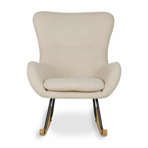 Fauteuil d'allaitement basic bouclette beige Quax