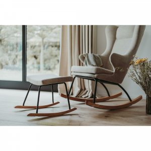 Fauteuil d'allaitement luxe argile Quax