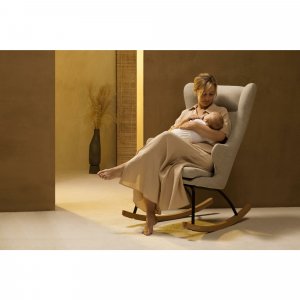 Fauteuil d'allaitement luxe argile Quax
